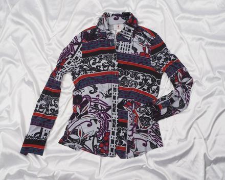 Luxusná úpletová dámska košeľa melaepomo, 38