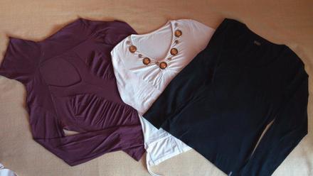 3 dámske tričká, l