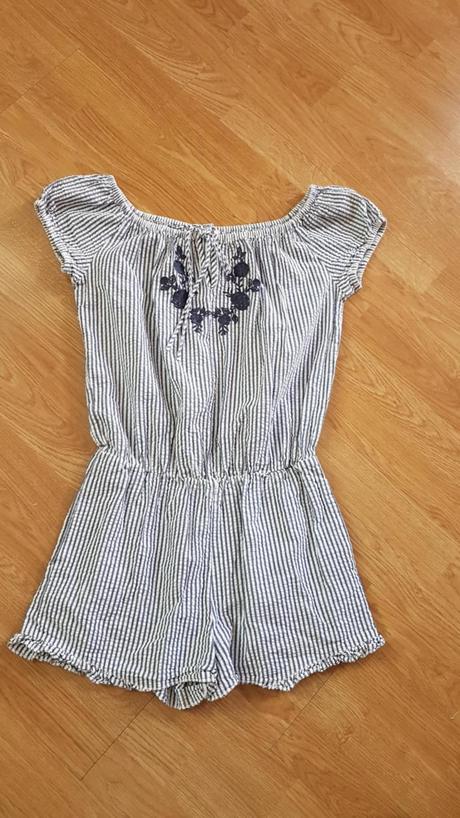 Pásikovaný overal v. s, s