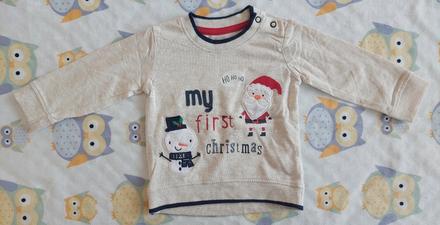 Vianočná mikinka santa zn.george veľ.62-68, 68