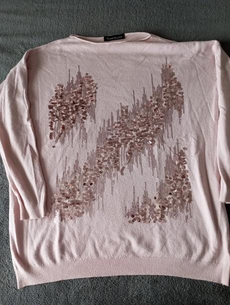 Pulóver s flitrami, l