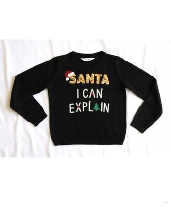 Pulóver santa, h&m,134