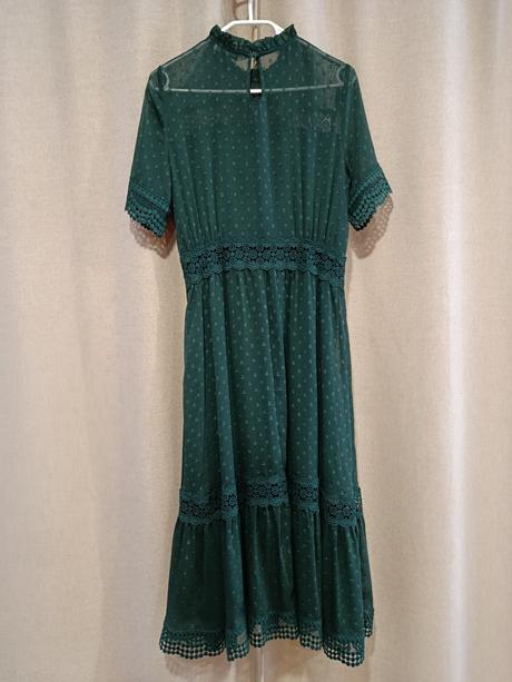 Šaty zelené, zn. reserved, veľ. 38, ako nové, reserved,38