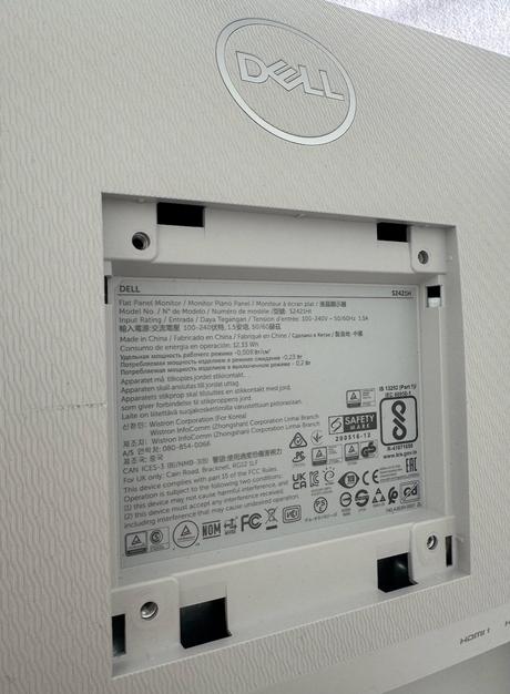 Dell monitor 24" s2421h x, dell