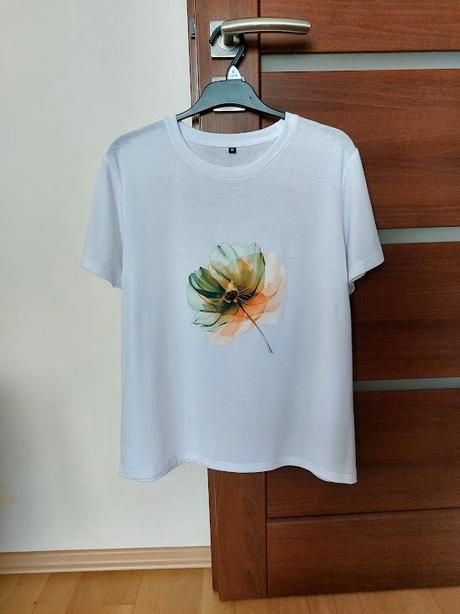 Tricko s kvetom m/l, m
