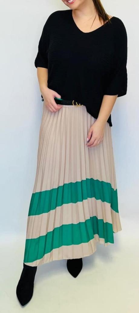 Plisované sukne s opaskom-s,m,l, 