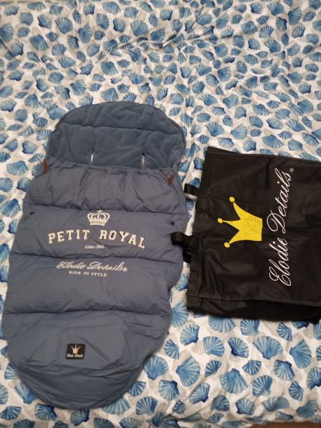 Elodie details fusak modrý kožušinka, elodie details