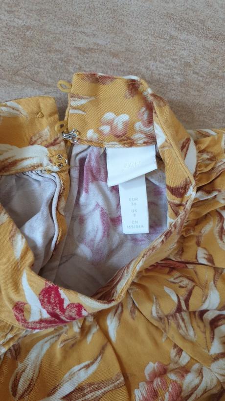 Šaty krátke/tunika horčicové h&m, h&m,m