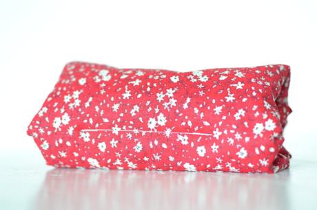 Červený hrejivý vankúš levanduľa, 