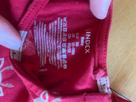 Červené šaty lindex, lindex,86