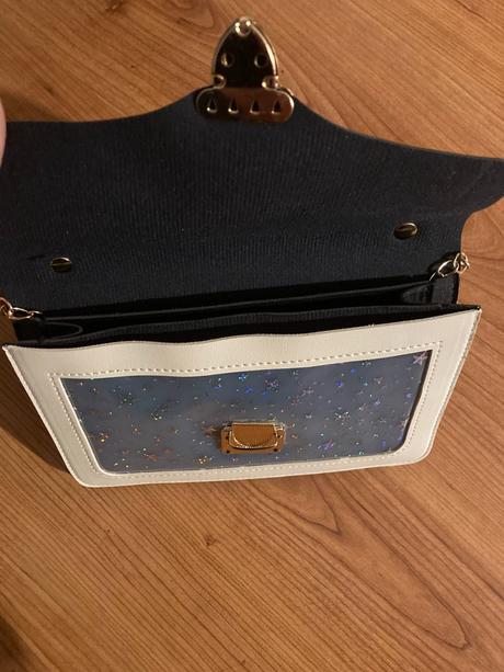 Čierno - béžová kabelka,