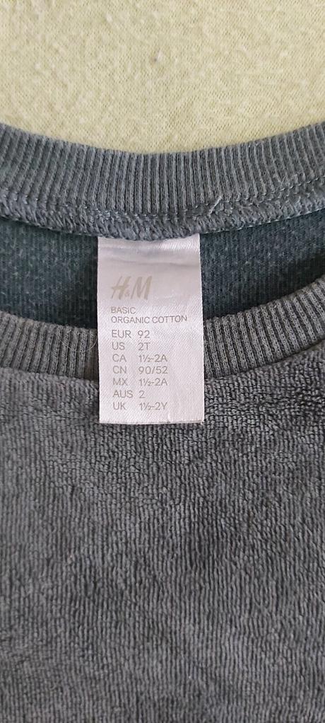 Mikina tmavo-zelená h&m 92, h&m,92