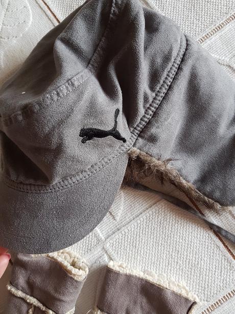 Čiapka+rukavice, puma,158