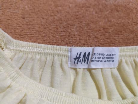 Tričko 134/140 s poštou, h&m,134