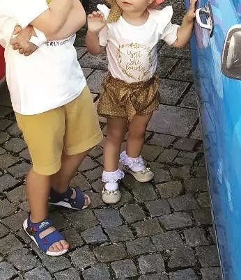 Set kraťase a čelenka mašla do vlasov, 