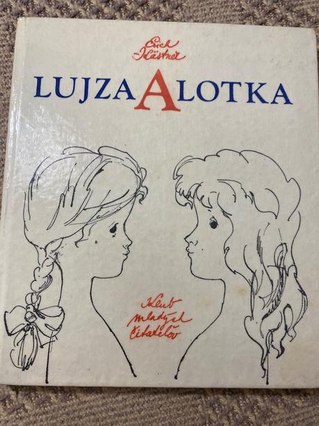 Krásna stará retro kniha lujza a lotka 1973, 
