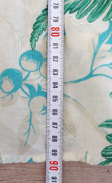 Letné šaty s listami, h&m,m