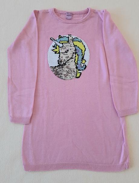 Dlhší pulovrík s premieňacím jednorožcom, dopodopo,110