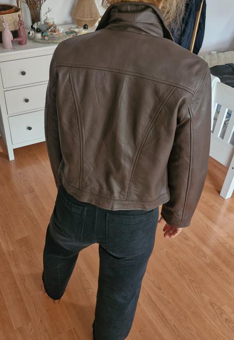 Kožená bunda pieces, l