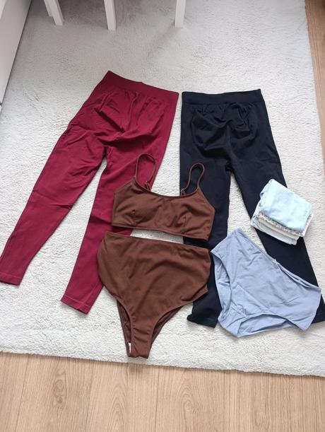 Tehotenské legíny + plavky + nohavičky s + pás s, s