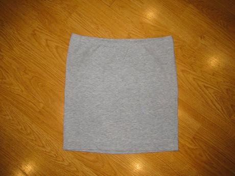 Šedá elastická sukňa v. xs, broadway,xs