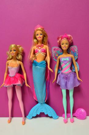 Barbie bábiky baletka, morská panna, víla,