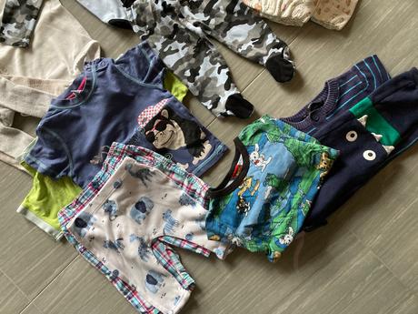 Super balík zavinovacie body 68 +plienky a ďalšie, 68–80