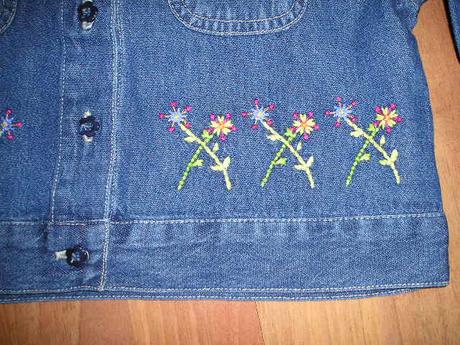 Riflová bundička, mothercare,80