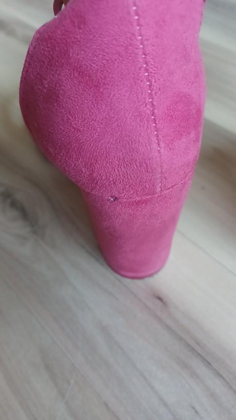 Ružové sandále na opätku, reserved,36