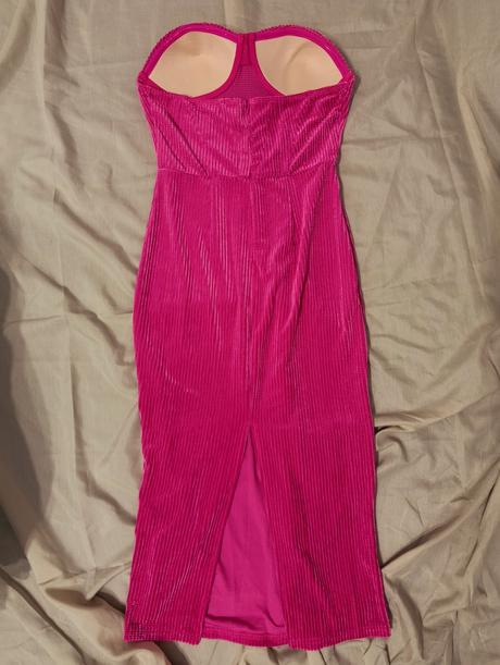 Shein bae ružové šaty, s