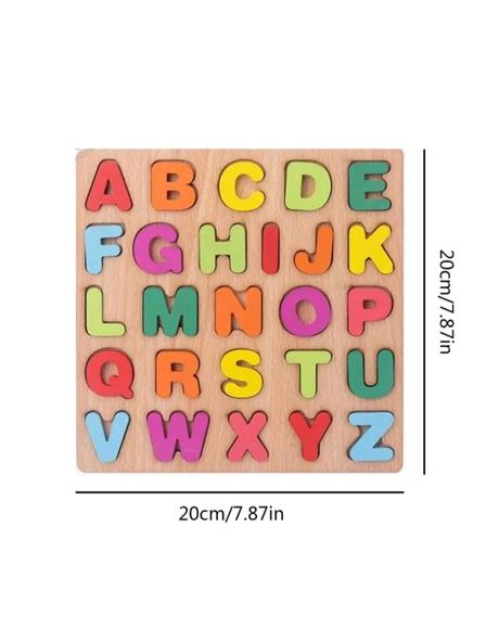 Drevená abeceda montesstori, 