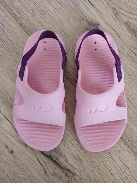 Ružové gumené sandále veľ. 25/26, 25