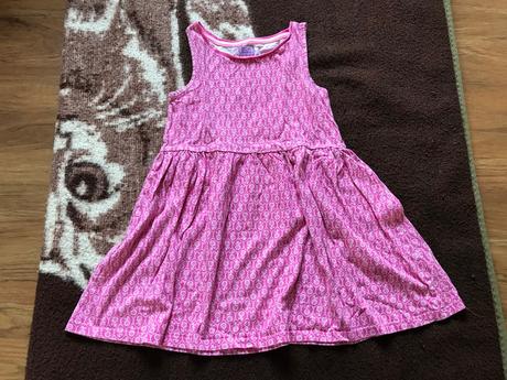 Dievčenské ružové šaty f&f, f&f,116