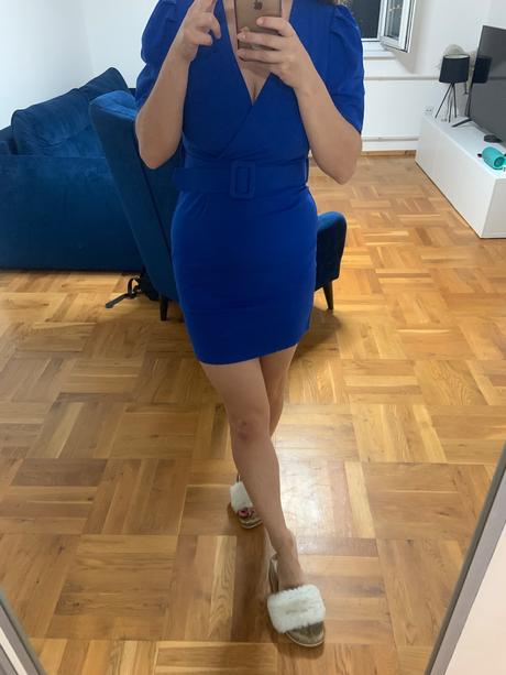 Kráľovsky modre saty, xs