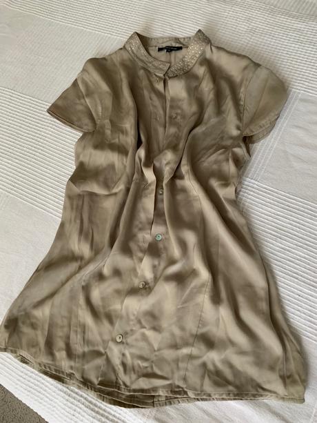 Blúzka saténová, s