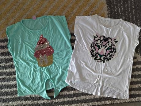 Tričká s flitrami 146/152, 146