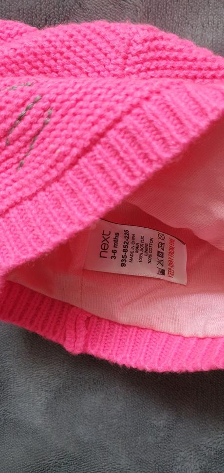 Ružová čiapka "mačička" next, next,68