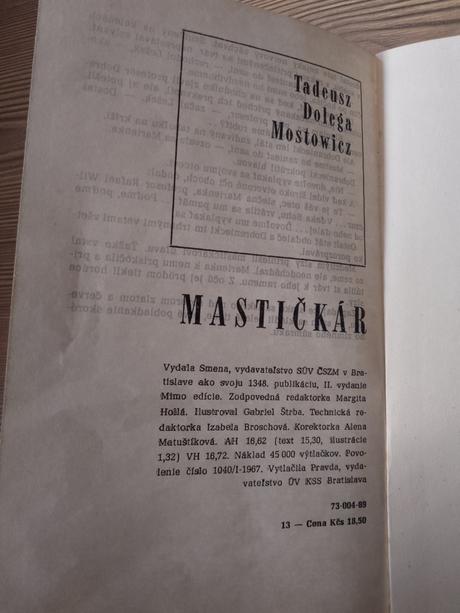 Tadeusz doleģa mostowicz - mastičkár, 