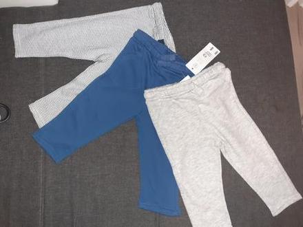 3x tepláky, f&f,74 / 80