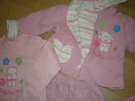 Ružovučka súprava 3-6 mes.+ darček čiapočka, 68