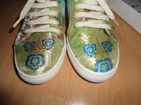 Zelené dámske tenisky kate gray, 37