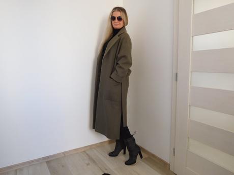 Zara woman -s/m-kabát dámsky,vlnený,, zara,s