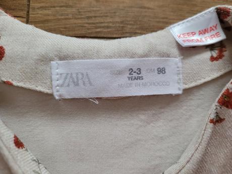 Šaty zara, zara,98