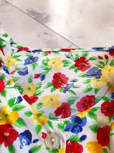 Letná kvetovaná blúzka, xxl