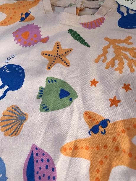 Tričko lindex morský svet, lindex,74