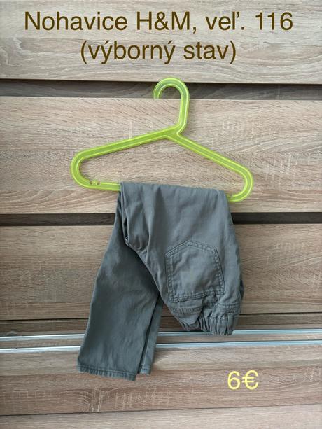 Nohavice safari h&m, veľ. 116, h&m,116