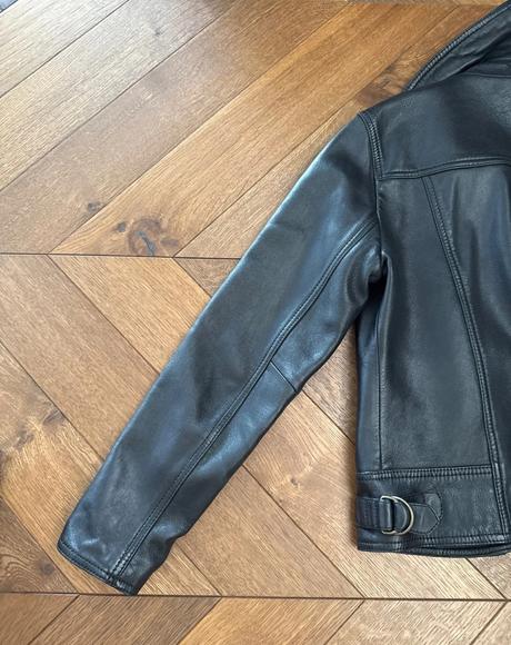 Massimo dutti luxusná kožená dámska bunda m, m