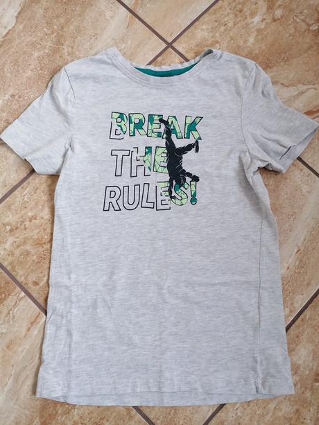 7x tričko, krátky rukáv, 134