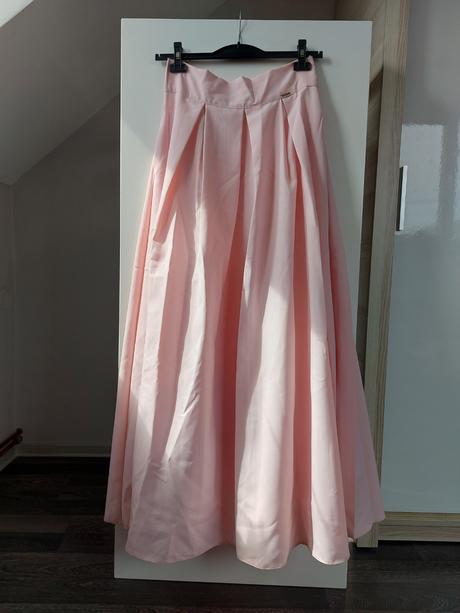 Svetloružová dlhá sukňa, 42