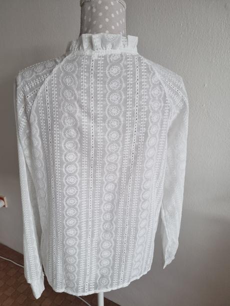 Biela madeirová blúzka m, m